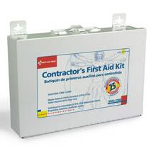 #25 Contractor Steel First Aid Kit